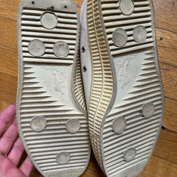 Novesta Cream Canvas Sneakers - Picture 4 of 5